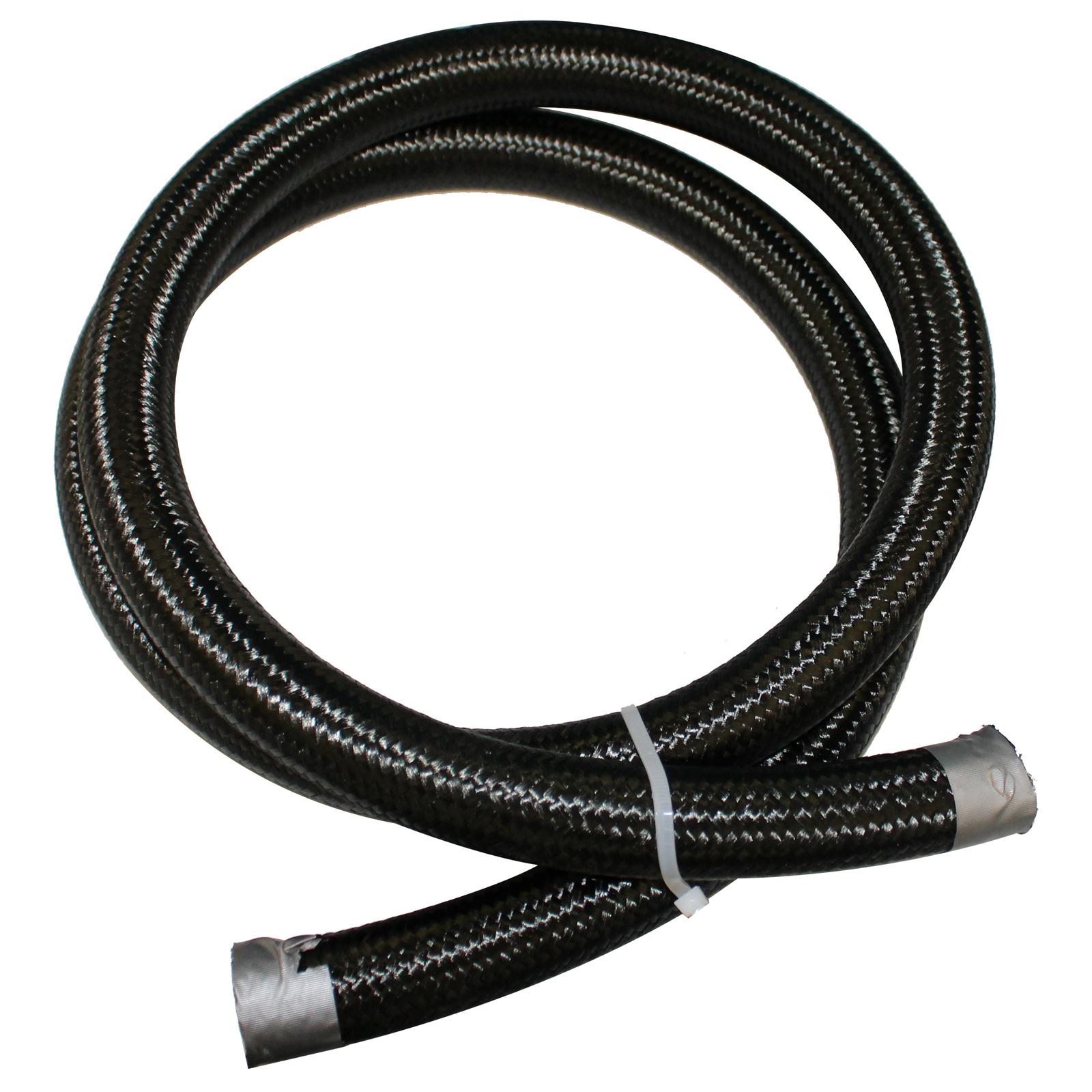 Fragola Performance Systems Premium Black Nylon Race Hose -16 AN 6 ft. 840616
