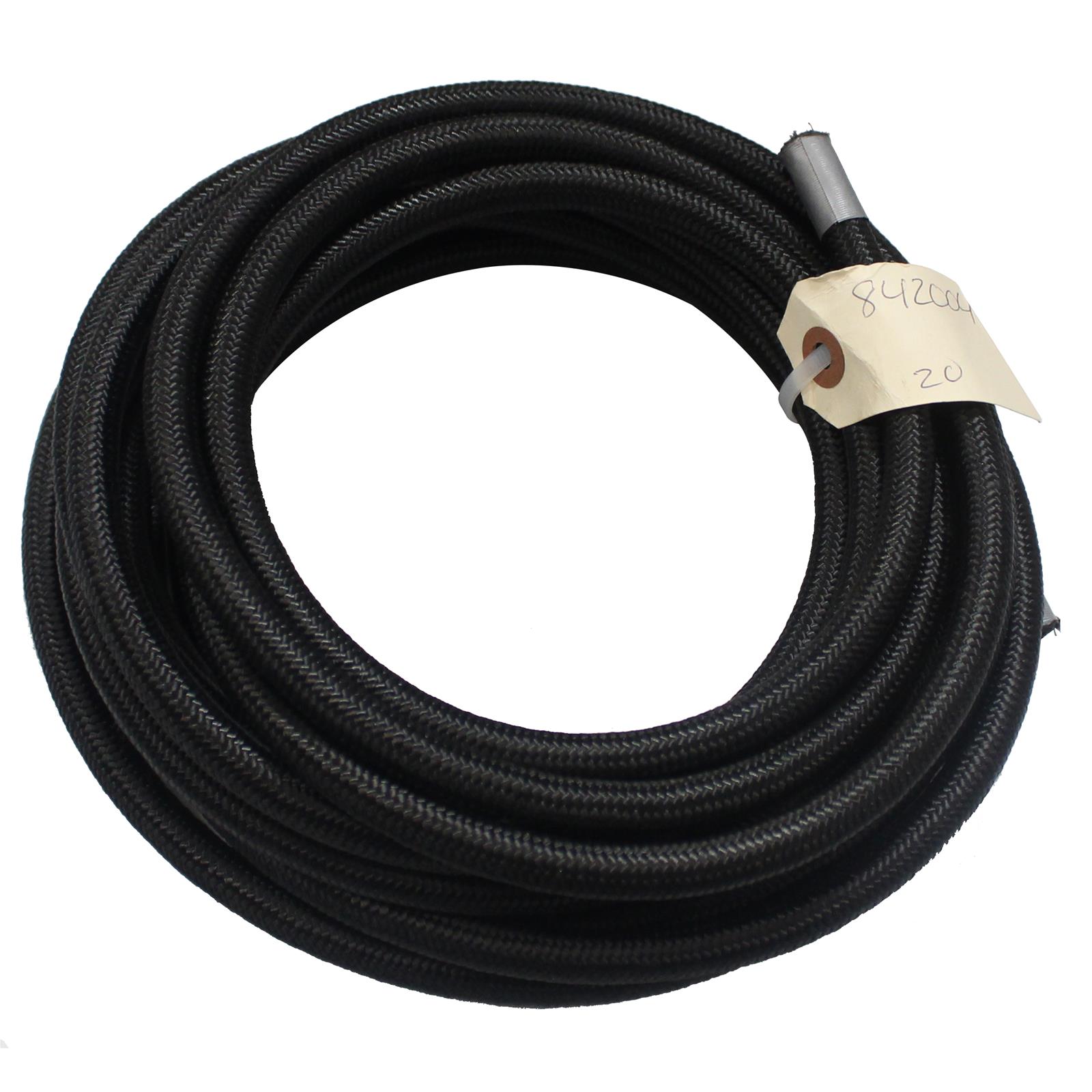 Fragola Performance Systems Premium Black Nylon Race Hose -4 AN 20 ft. 842004