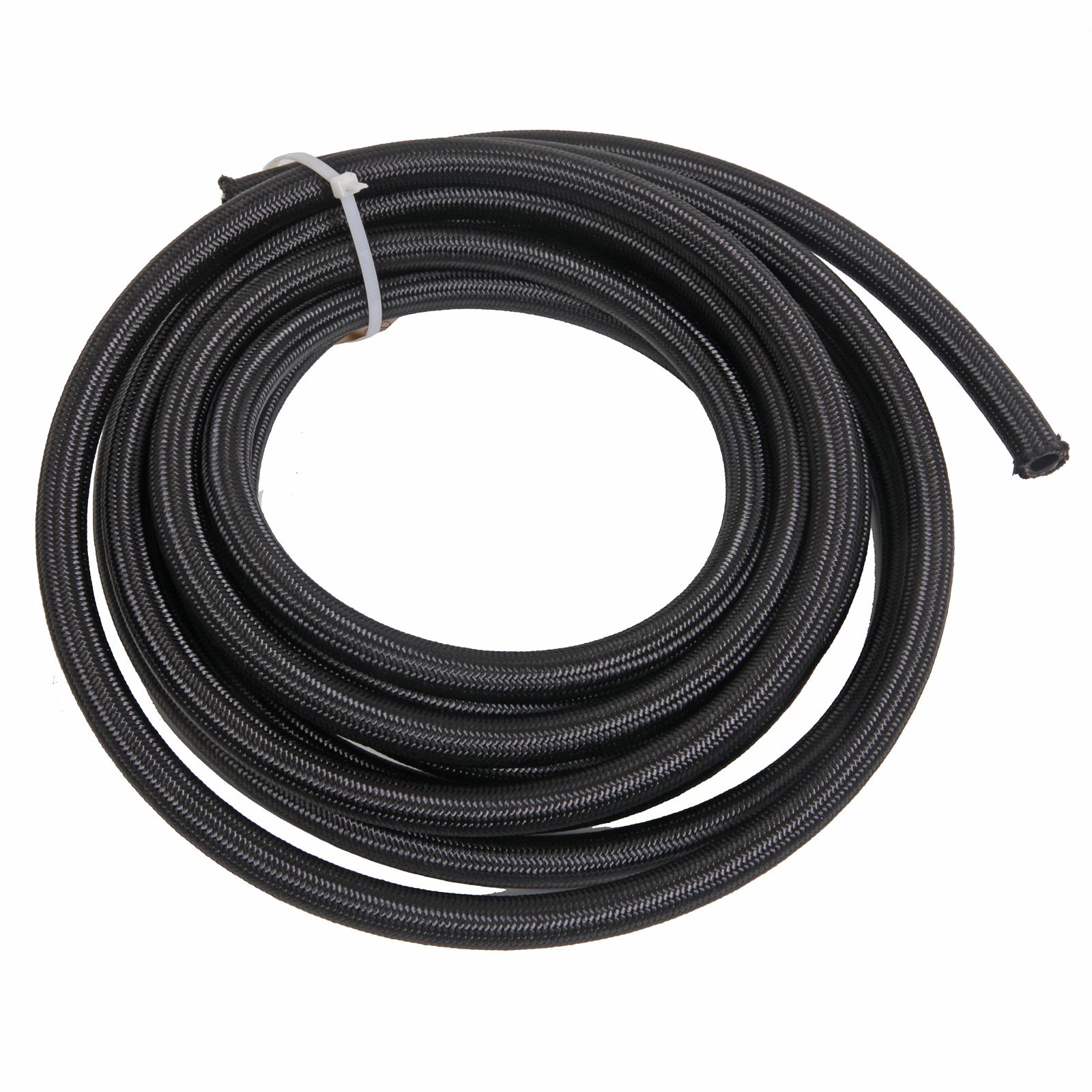 Fragola Performance Systems Premium Black Nylon Race Hose -8 AN 20 ft. 842008