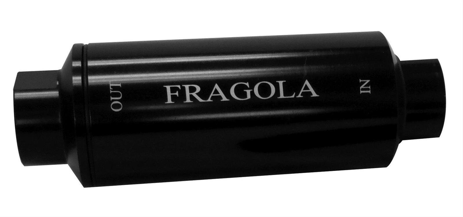 Fragola Performance Systems Inline 100 Microns Fuel Filter with -10 AN O-ring Inlet Size 960004-BL